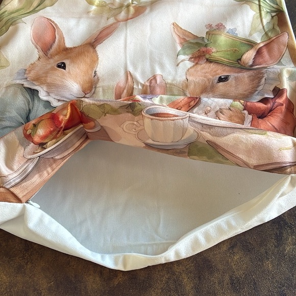 NWT Beatrix Potter Peter Rabbit inspired fairytale fantasy throw pillow cover OS - Picture 15 of 16